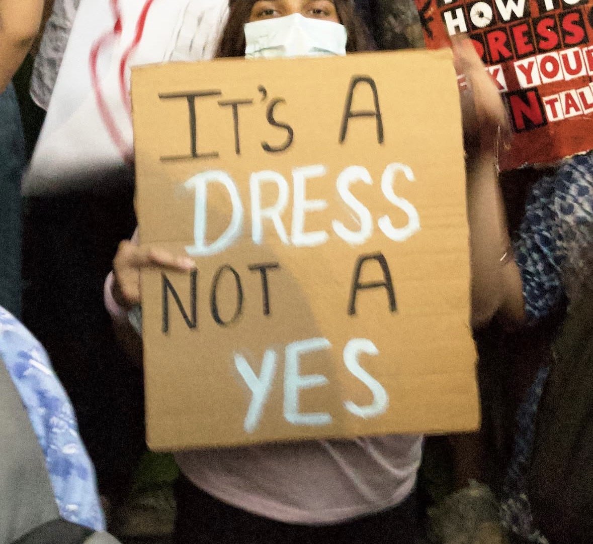 From The LSR and Delhi University women's safety protests, photographed at Delhi. In the Democracy by Design archive.