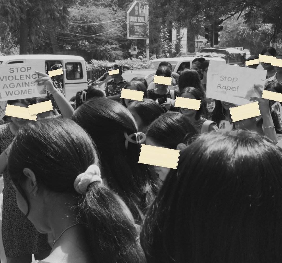 From The LSR and Delhi University women's safety protests, photographed at Delhi. In the Democracy by Design archive.