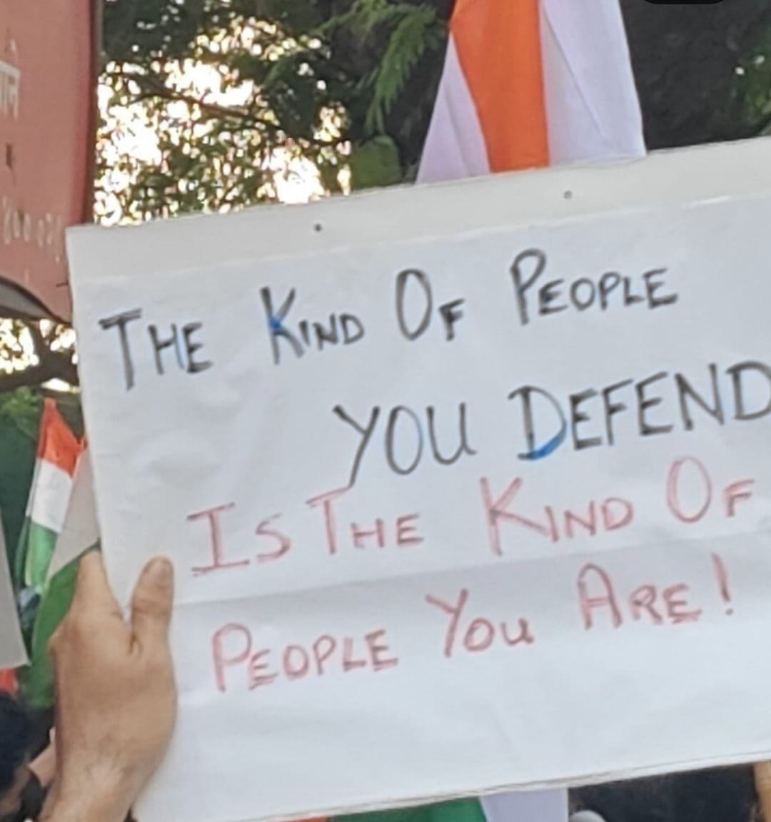 From The Gen Z protests against the Chief Election Commissioner, photographed at Mumbai. In the Democracy by Design archive.
