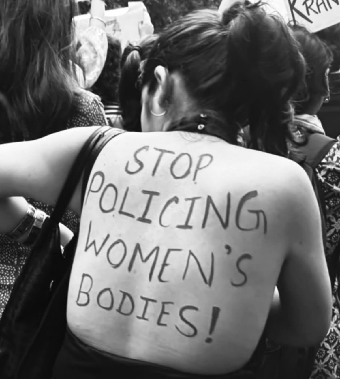 From The LSR and Delhi University women's safety protests, photographed at Delhi. In the Democracy by Design archive.