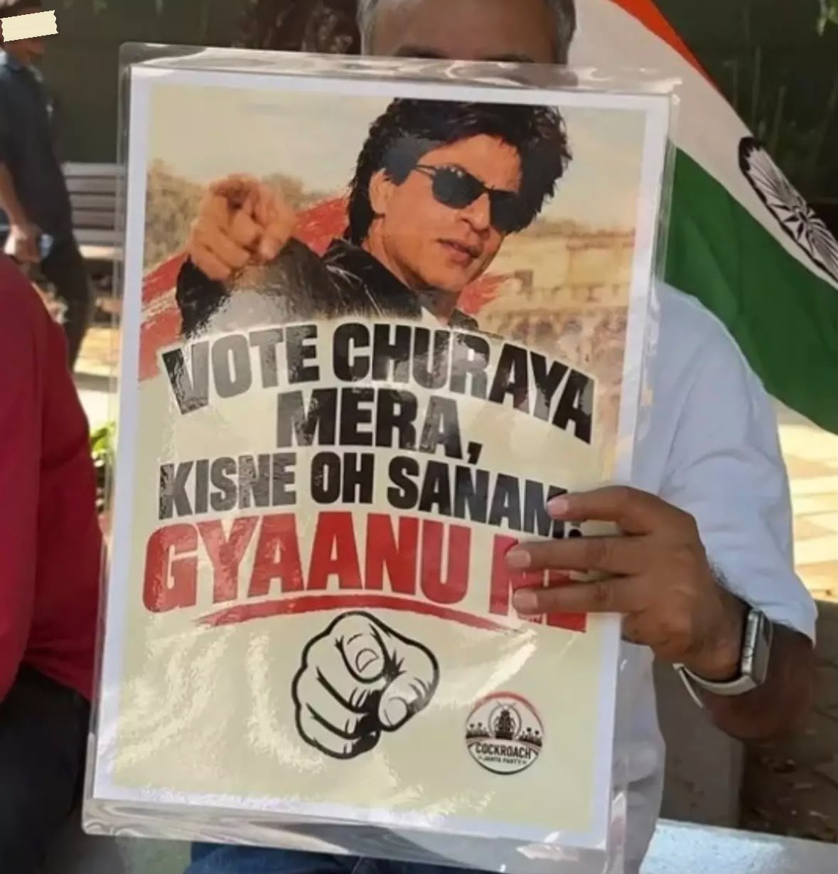 From The Gen Z protests against the Chief Election Commissioner, photographed at Mumbai. In the Democracy by Design archive.