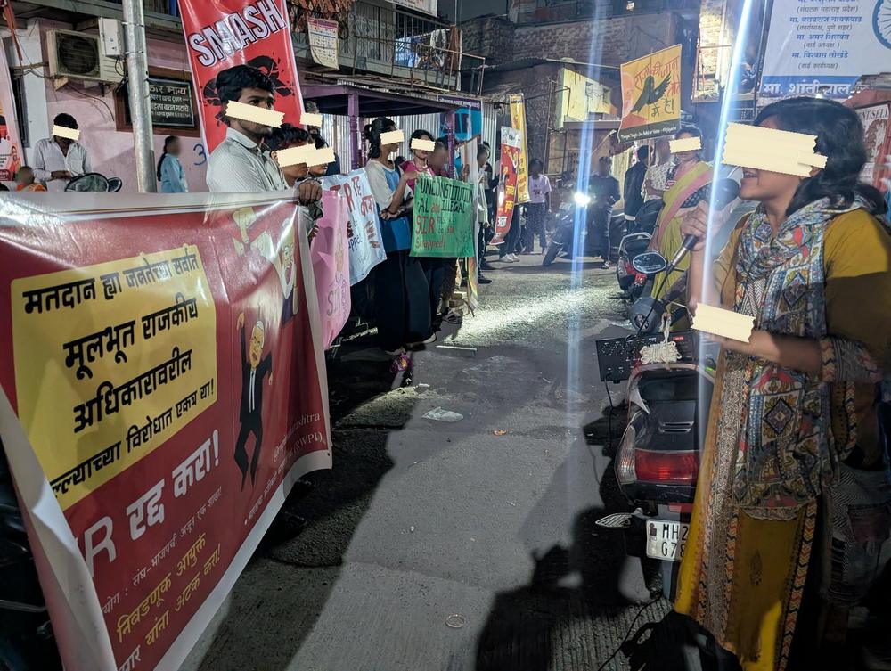 Recently added to the archive from Yatra against the SIR